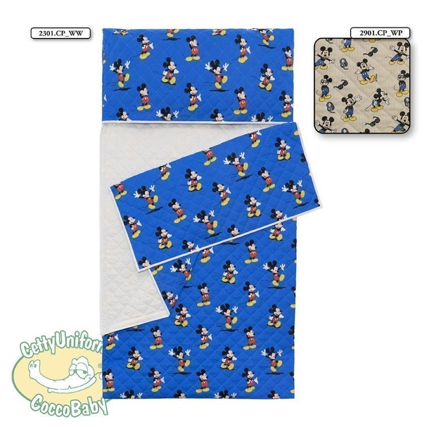 Sacco nanna asilo trapuntato con fantasia Topolino